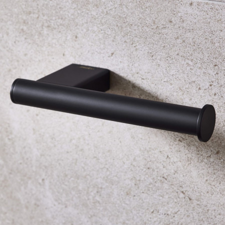 Miller Miami Spare Toilet Roll Holder in Black