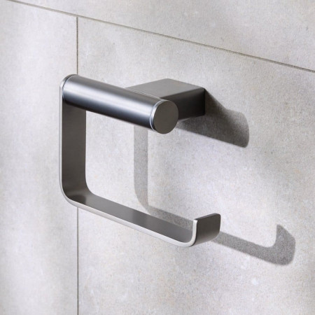 Miller Miami Toilet Roll Holder in Gunmetal