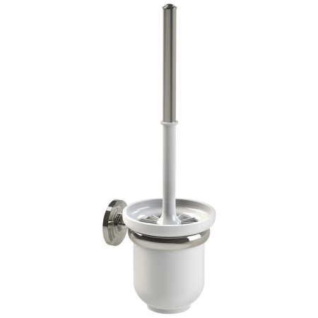 Miller Oslo Polished Nickel Toilet Brush Set