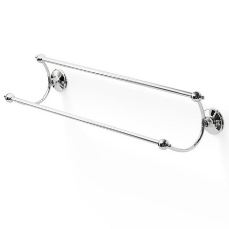 Miller Stockholm Chrome 720mm Double Towel Rail