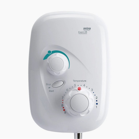 1.1532.425 Mira Event XS Thermostatic Dual Outlet Electric Power Shower Valve Close Up