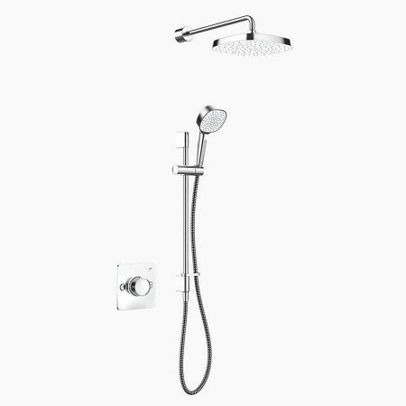 Mira Evoco Dual Outlet Chrome Thermostatic Mixer Shower