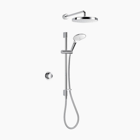 Mira Mode Pumped Digital Rear Fed Dual Shower