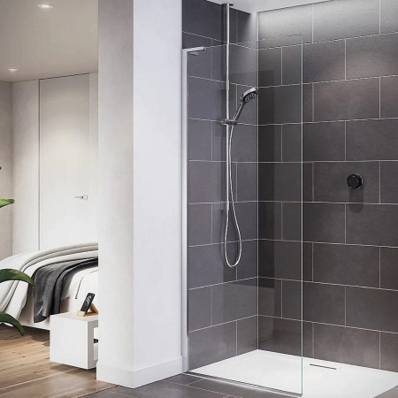 1.1981.008 Mira Platinum Ceiling Fed Dual Outlet Digital Shower (2)