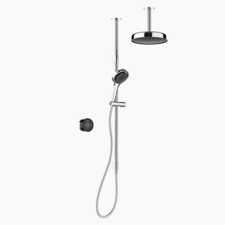 Mira Platinum Ceiling Fed Dual Outlet Digital Shower