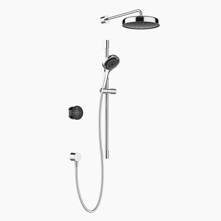 Mira Platinum Rear Fed Dual Outlet Low Pressure Digital Shower