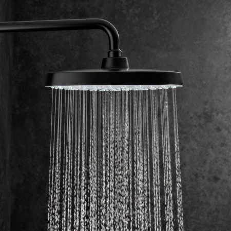 1.1836.467 Mira Relate Matt Black ERD Thermostatic Bar Mixer Shower (2)