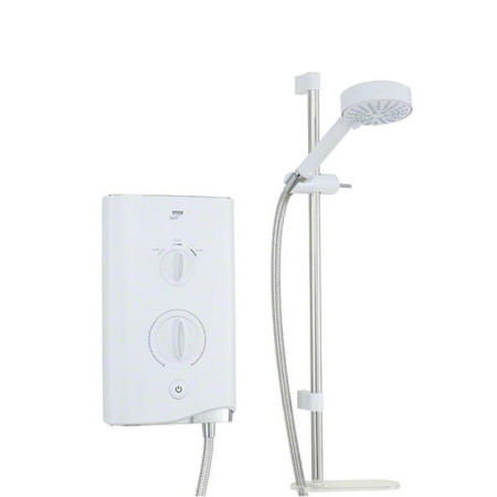 STY-Mira Sport Electric Shower 10.8kw White & Chrome-1
