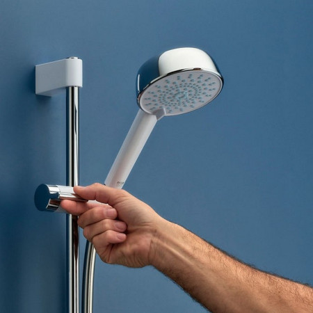1.1746.820 Mira Sport Manual 7.5kW Chrome and White Electric Shower Adjustable Head
