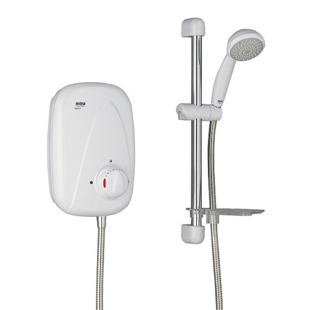 STY-Mira Vigour Thermostatic Power Shower White & Chrome-2