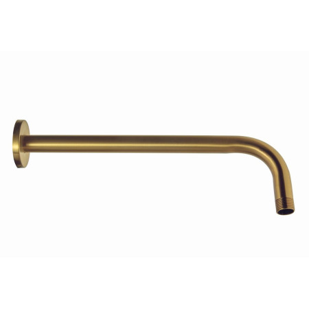 9340BRS Niagara Equate Brushed Brass Round Wall Mounted Shower Arm 1