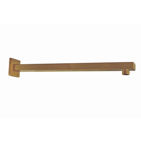 9344BRS Niagara Observa Brushed Brass Square Wall Mounted Shower Arm 2
