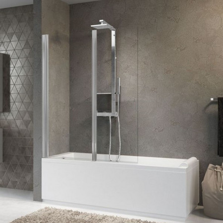 Novellini Aurora 2 1200mm Bath Screen