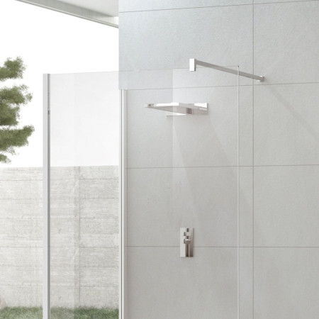 Novellini Kuadra H8 700mm L Shape Shower Panels