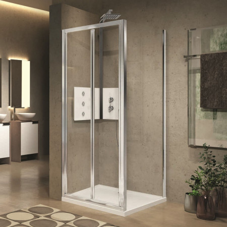 Novellini Lunes 2.0 S Folding Shower Door 900mm