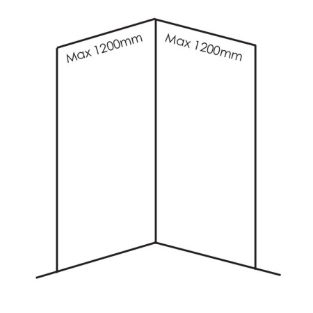 Nuance Small Corner Turin Marble Wall Panel Pack A Measurements
