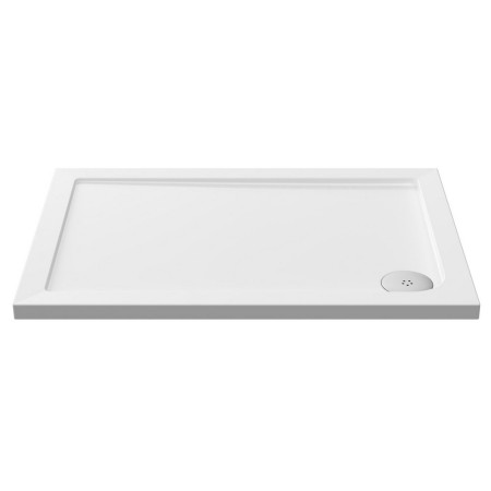 Nuie 1000 x 700mm Rectangular Shower Tray in Gloss White