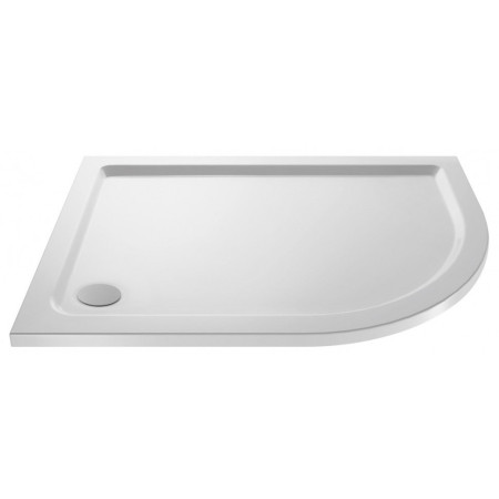NTP109 Nuie 1000 x 800mm Offset Quadrant Shower Tray in Gloss White - Right Hand