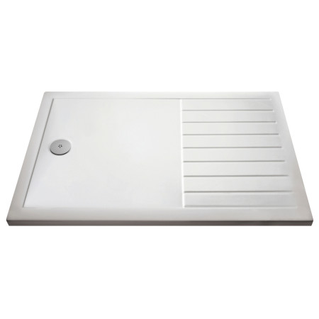 NTP1480 Nuie 1400 x 800mm Walk-In Wetroom Shower Tray in Gloss White