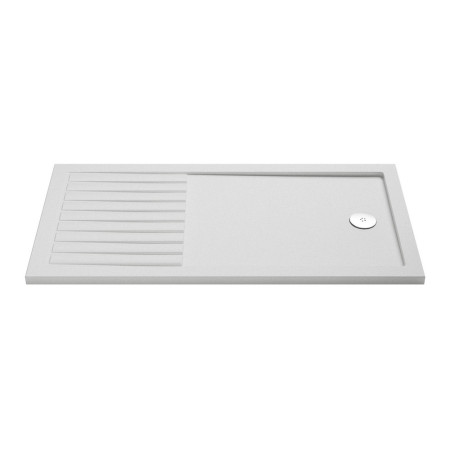 NSR1480 Nuie 1400 x 800mm Walk In Slip Resistant Wetroom Shower Tray in White
