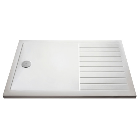 NTP1490 Nuie 1400 x 900mm Walk-In Wetroom Shower Tray in Gloss White