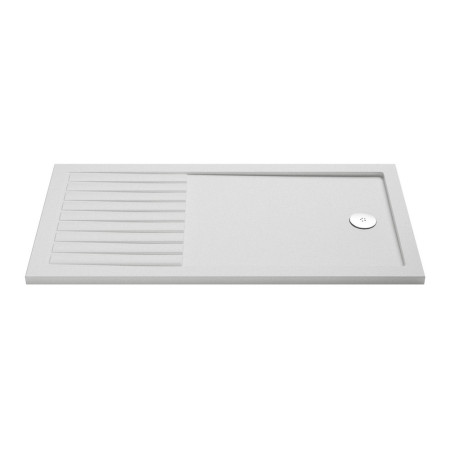 Nuie 1700 x 800mm Walk In Slip Resistant Wetroom Shower Tray in White