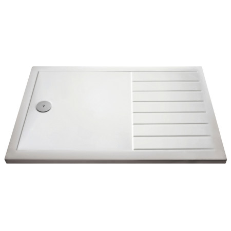 NTP1770 Nuie 1700 x 700mm Walk-In Wetroom Shower Tray in Gloss White
