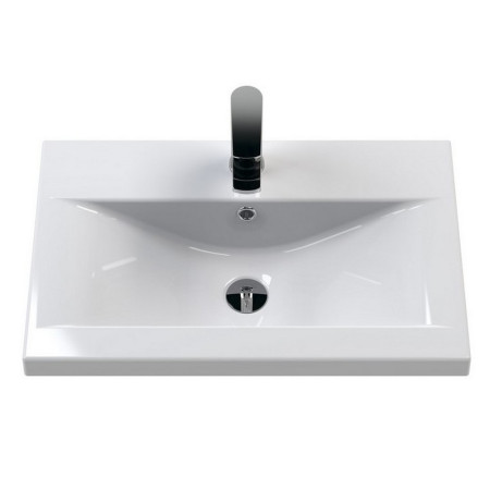 Nuie 600mm Mid Edge Ceramic 1TH Basin