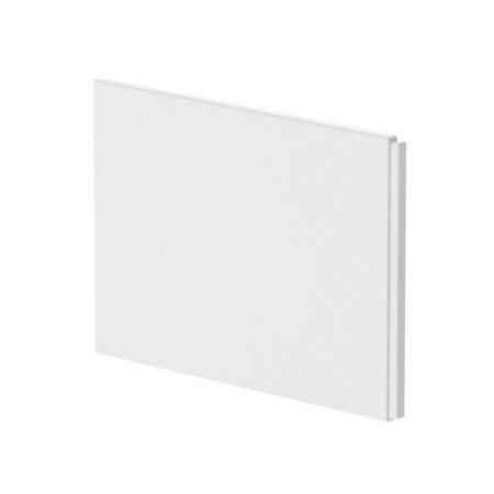 WBP201 Nuie Acrylic 700mm Gloss White P Shape Shower Bath End Panel