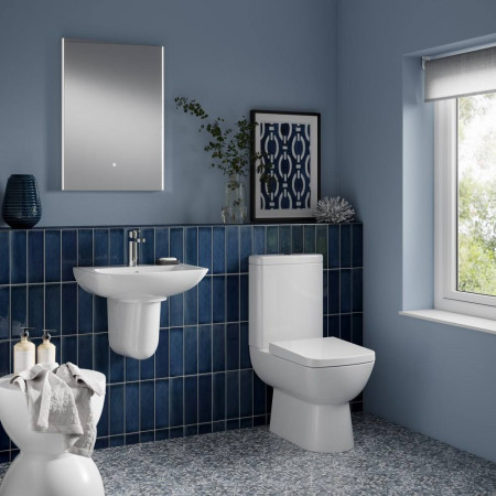 CPC020 Nuie Ambrose Compact Semi Flush To Wall WC Unit Lifestyle