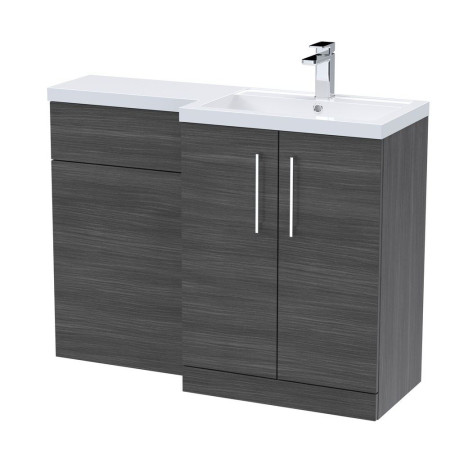 ARN511 Nuie Arno 1100mm Anthracite L Shaped Combination Unit (2)