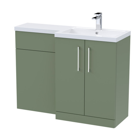 ARN811 Nuie Arno 1100mm Green L Shaped Combination Unit (2)