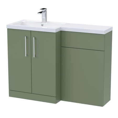 Nuie Arno 1100mm Green L Shaped Combination Unit
