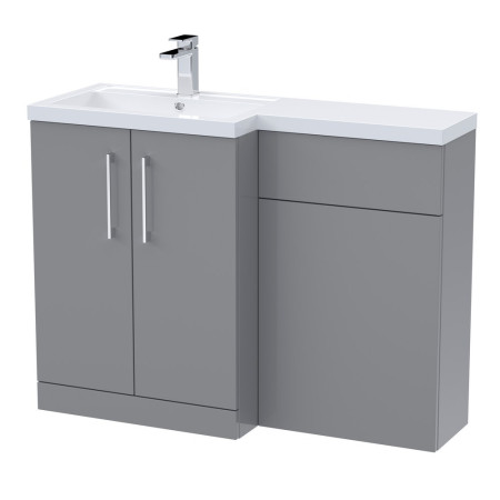 Nuie Arno 1100mm Grey L Shaped Combination Unit
