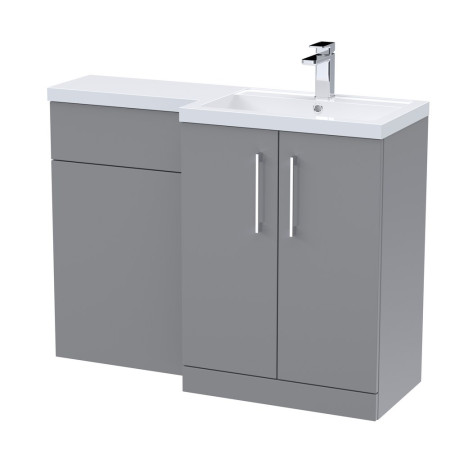ARN2211 Nuie Arno 1100mm Grey L Shaped Combination Unit (2)