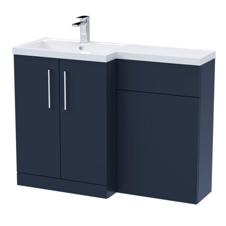 Nuie Arno 1100mm Midnight Blue L Shaped Combination Unit