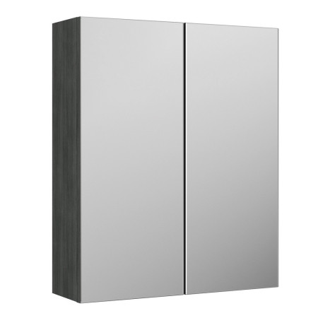 Nuie Arno 600mm Mirror Cabinet Anthracite