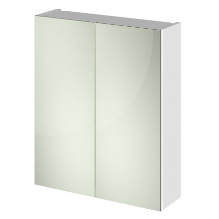 Nuie Arno 600mm Mirror Cabinet Gloss White
