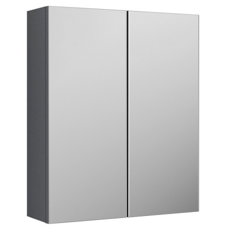OFF1317 Nuie Arno 600mm Mirror Cabinet Grey