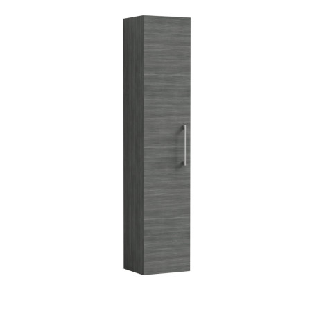 NVF561N Nuie Arno Anthracite Woodgrain Wall Hung 300mm Tall Unit Single Door