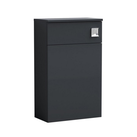 Nuie Arno Satin Anthracite 500mm Back To Wall WC Unit