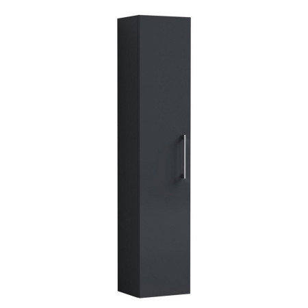 MOE1461 Nuie Arno Tall Wall Hung Single Door Unit in Satin Anthracite (1)