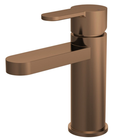 Nuie Arvan Brushed Bronze Mono Basin Mixer with Waste