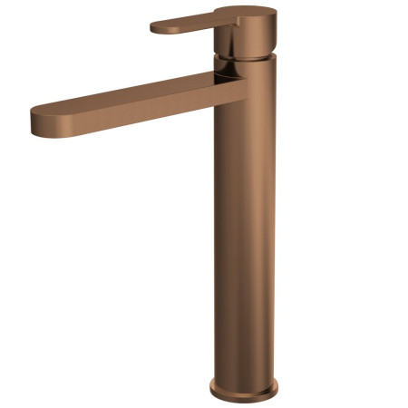 Nuie Arvan Brushed Bronze Tall Basin Mixer