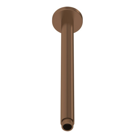 Nuie Long 300mm Brushed Bronze Round Ceiling Arm