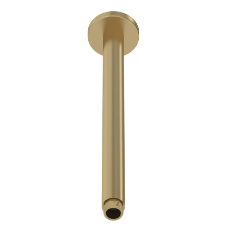ARM816 Nuie Arvan Long 300mm Round Ceiling Arm Brushed Brass