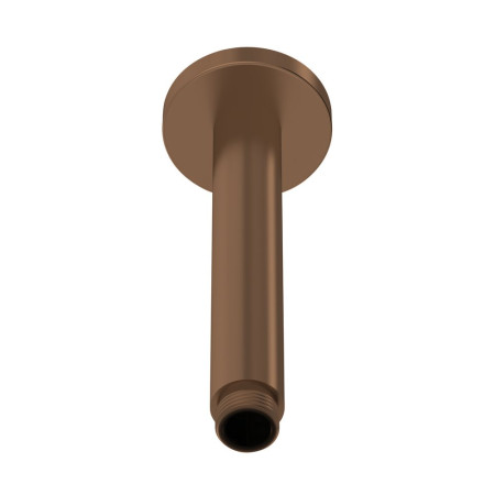 Nuie Short 150mm Brushed Bronze Round Ceiling Arm