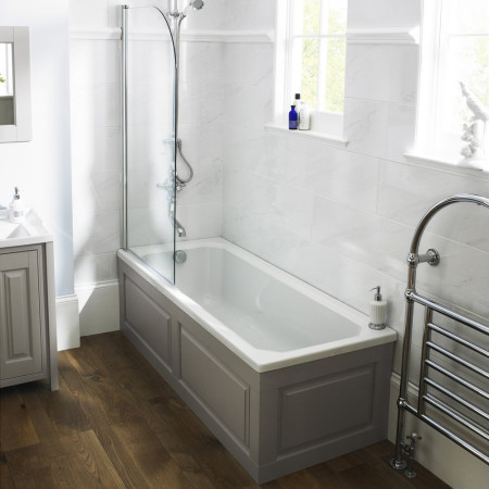 NLB110 Nuie Ascott Art Deco 1700 x 750mm Single Ended Bath Lifestyle