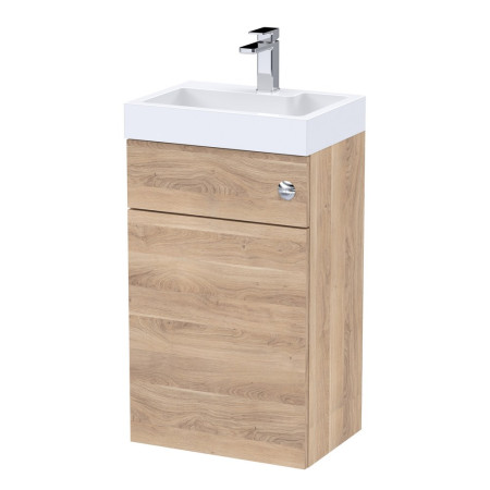 PRC3045CB Nuie Athena 2 In 1 Bleached Oak WC and Vanity Unit (1)