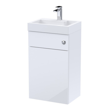 PRC145CB Nuie Athena 2 In 1 Gloss White WC and Vanity Unit (1)